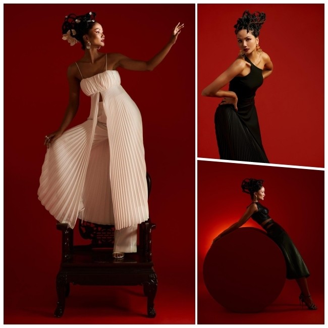 Hoa hậu H'Hen Niê khoe vẻ đẹp hoàn hoản, chinh phục mọi trang phục sắc màu