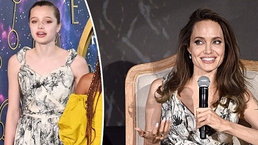 Thích mặc váy của mẹ, các con của Angelina Jolie xinh đẹp trên thảm đỏ