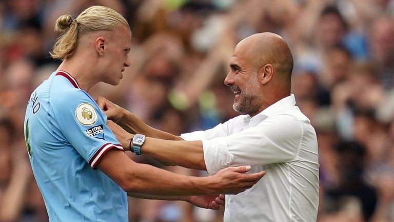 Trận Man City vs Copenhagen: HLV Pep Guardiola giải thích lý do không sử dụng Erling Haaland