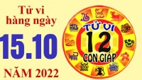 Tử vi hôm nay, tử vi 12 con giáp ngày 15/10/2022: Tuổi Ngọ hôn nhân tốt đẹp