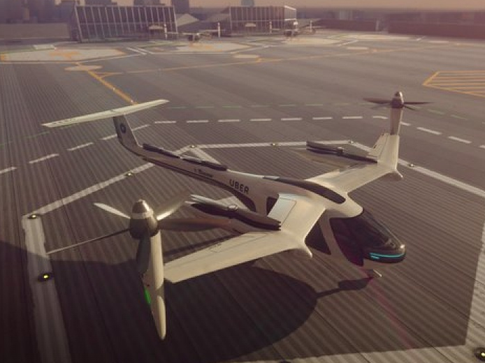 Uber bắt tay với NASA phát triển dịch vụ taxi bay