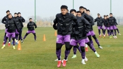 HLV Park Hang Seo cùng U23 Việt Nam quyết tâm cho trận đấu với U23 Myanmar