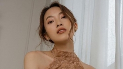 Phong cách thanh lịch, trang nhã của MC Khánh Vy dẫn Đường lên đỉnh Olympia