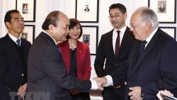 Chủ tịch nước Nguyễn Xuân Phúc tiếp Thị trưởng thành phố Bern và lãnh đạo một số tập đoàn của Thụy Sỹ