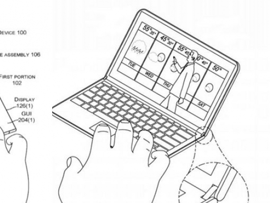 Lộ thiết kế mẫu máy tính bảng có thể gập đôi của Microsoft