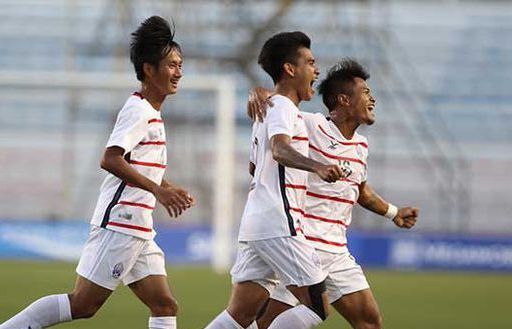 U22 Campuchia tập kín, tuyên bố giành HCV SEA Games 30
