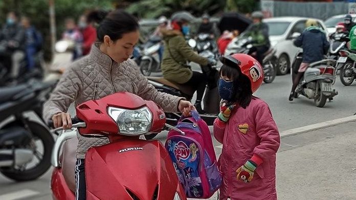 Bắc Bộ: Nhiệt độ xuống thấp, học sinh có thể học muộn hơn trong những ngày rét đậm