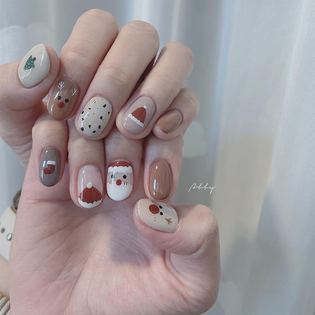Chiêm ngưỡng những mẫu nail chủ đề Giáng sinh