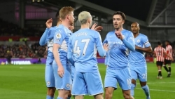 Man City vững ngôi đầu bảng xếp hạng ngoại hạng Anh