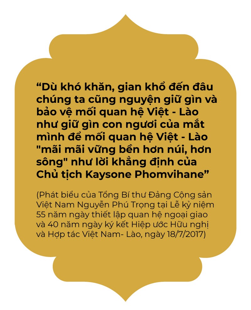 TÌNH HỮU NGHỊ VĨ ĐẠI, ĐOÀN KẾT ĐẶC BIỆT  VÀ HỢP TÁC TOÀN DIỆN VIỆT NAM- LÀO LÀ TÀI SẢN CHUNG  VÔ GIÁ CỦA HAI DÂN TỘC