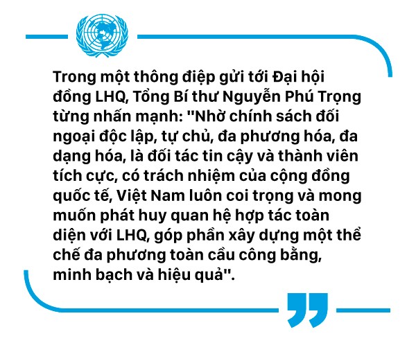 45 năm Việt Nam gia nhập LHQ: Từng bước ghi dấu ấn, từng bước khắc tên mình!
