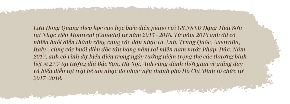 Nghệ sỹ dương cầm Lưu Hồng Quang: Kể chuyện "Dùi mài kinh sử" ở trời Tây