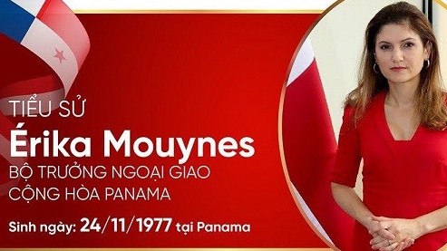 Tiểu sử Bộ trưởng Ngoại giao Cộng hòa Panama Érika Mouynes