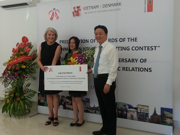 Trao giải cuộc thi “Đan Mạch trong mắt em”