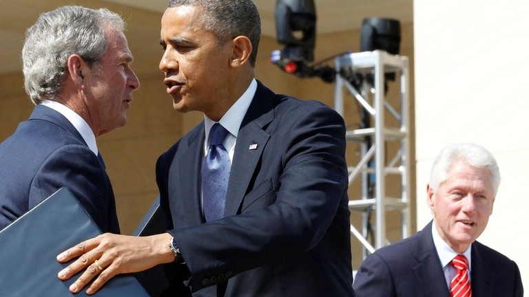 Ba cựu tổng thống Mỹ cùng tái xuất trong một dự án hỗ trợ người Afghanistan