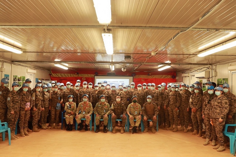 Lực lượng mũ nồi xanh Việt Nam thực hiện công tác huấn luyện tại Phái bộ Gìn giữ hòa bình Liên hợp quốc Lực lượng mũ nồi xanh Việt Nam thực hiện công tác huấn luyện tại Phái bộ Gìn giữ hòa bình Liên hợp quốc