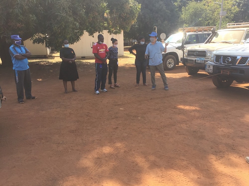 Lực lượng mũ nồi xanh Việt Nam thực hiện công tác huấn luyện tại Phái bộ Gìn giữ hòa bình Liên hợp quốc Lực lượng mũ nồi xanh Việt Nam thực hiện công tác huấn luyện tại Phái bộ Gìn giữ hòa bình Liên hợp quốc