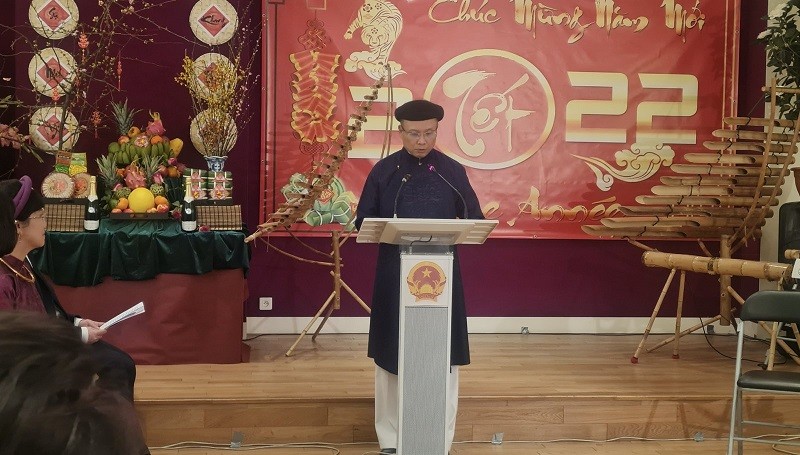 Đại sứ quán Việt Nam tại Pháp tổ chức đón Tết Nhâm Dần 2022 Đại sứ quán Việt Nam tại Pháp tổ chức đón Tết Nhâm Dần 2022
