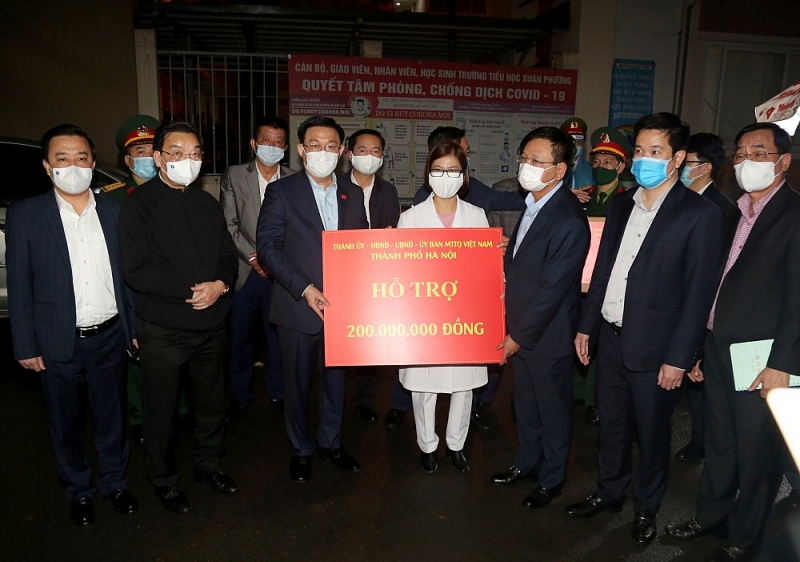 Hà Nội kiểm tra đột xuất công tác chống dịch tại quận Nam Từ Liêm