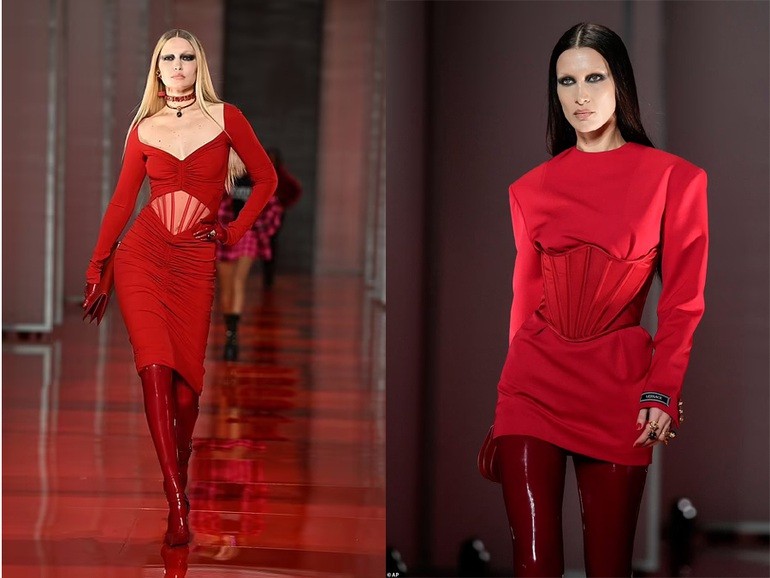 Những khoảnh khắc đẹp của cặp siêu mẫu chị em Gigi và Bella tại Tuần lễ Thời trang Milan