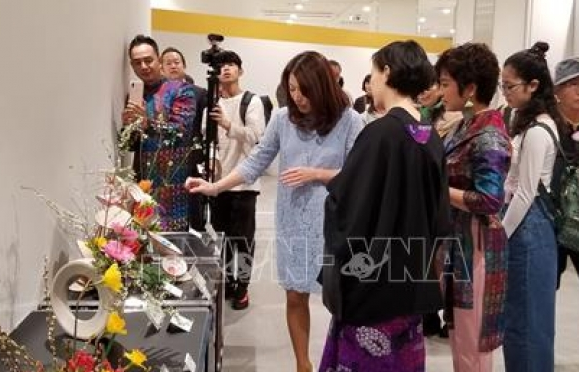 Việt Nam lần đầu tiên tham dự Triển lãm Ikebana vùng Kansai