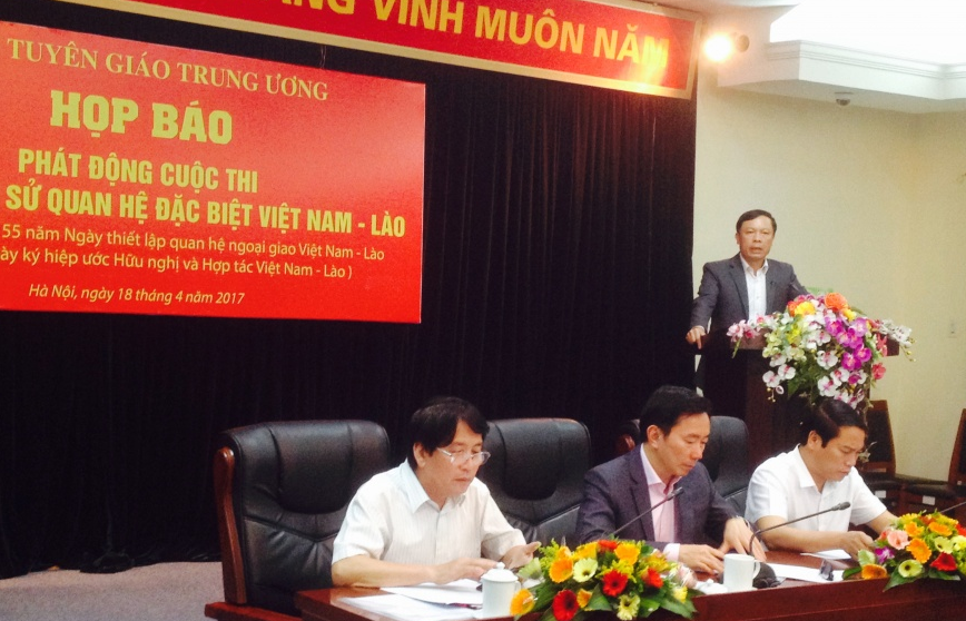 Phát động cuộc thi “Tìm hiểu lịch sử quan hệ đặc biệt Việt Nam – Lào năm 2017”