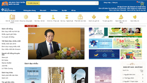 Hội sách trực tuyến quốc gia hấp hẫn với hàng nghìn đầu sách hoi sach truc tuyen quoc gia hap han voi hang nghin dau sach