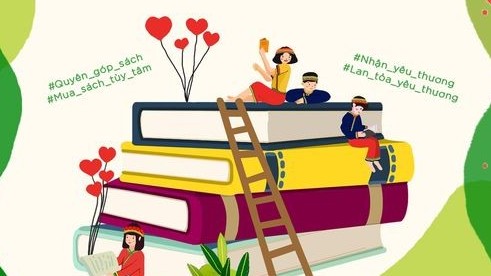 Sinh viên Việt Nam tại Nhật Bản tiếp tục hành trình quyên góp sách hướng về quê hương