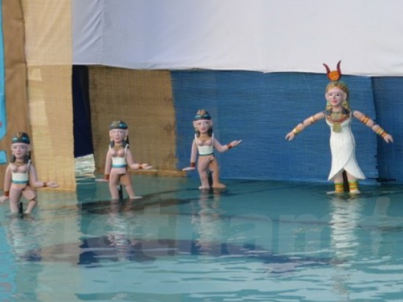 Khán giả Ai Cập thích thú với nghệ thuật múa rối nước Việt Nam