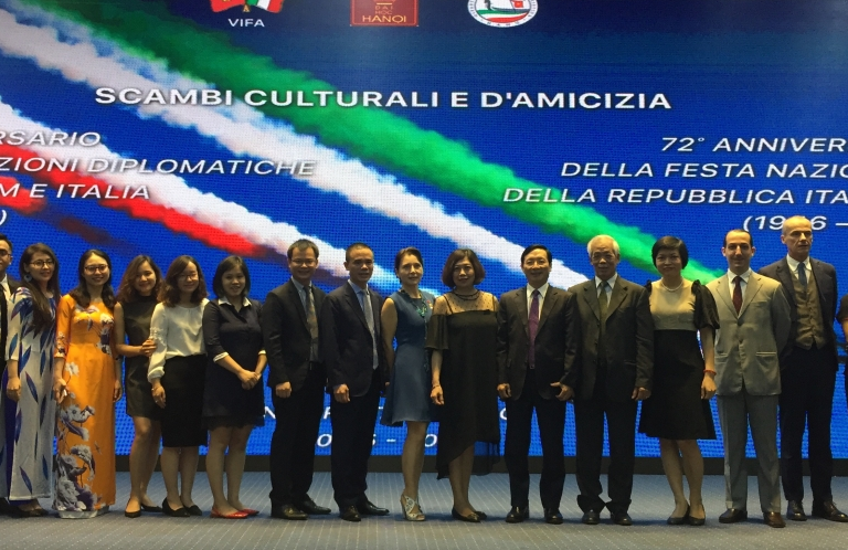 Giao lưu hữu nghị mừng 72 năm Quốc khánh Italy