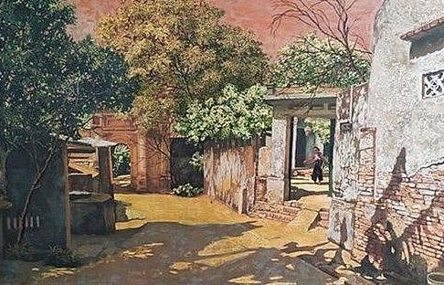 Lưu giữ vẻ đẹp của ngôi làng Việt cổ trong Triển lãm "Bóng di sản"