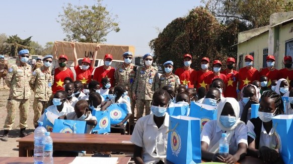 Lan tỏa hình ảnh đẹp về bộ đội Việt Nam tại Nam Sudan