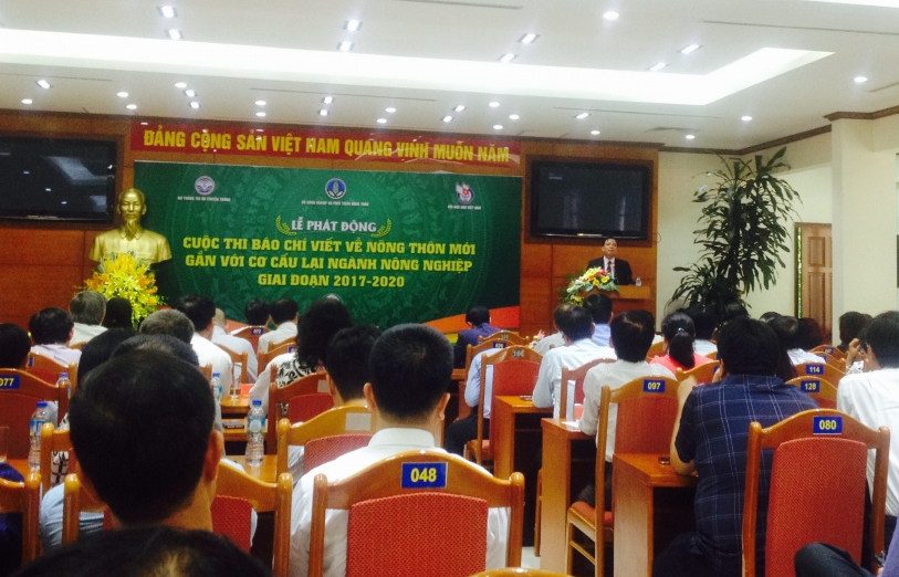 Phát động báo chí viết về nông thôn mới giai đoạn 2017-2020