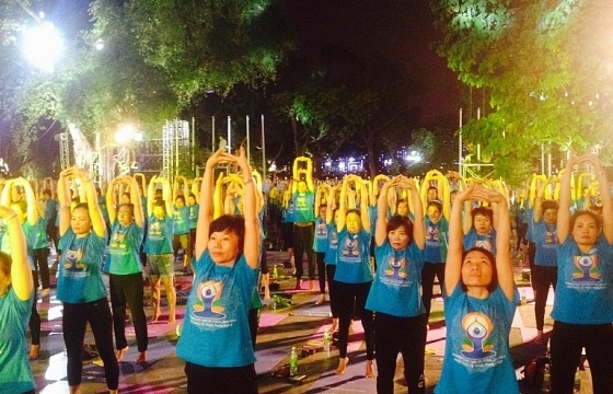 Hơn 800 người sẽ đồng diễn giao thức Yoga tại Hà Nội