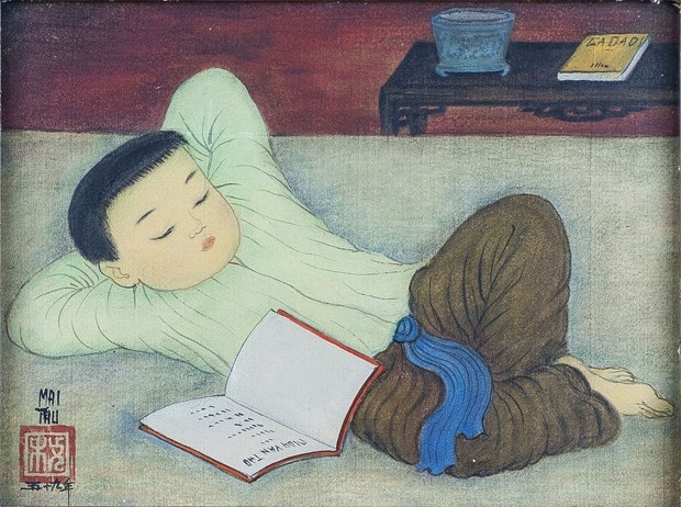 Tranh của họa sỹ Việt Nam xuất hiện tại nhà ga Lyon của Pháp