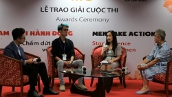 Trao giải cuộc thi sáng tác truyền thông Nam giới hành động - Chấm dứt bạo lực đối với phụ nữ