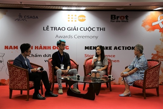 Trao giải Cuộc thi sáng tác truyền thông ‘Nam giới hành động – Chấm dứt bạo lực đối với phụ nữ”