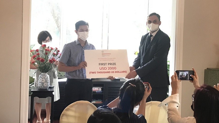 Trao giải Cuộc thi Wikipedia lần thứ ba với chủ đề 'Di sản Visegrad'