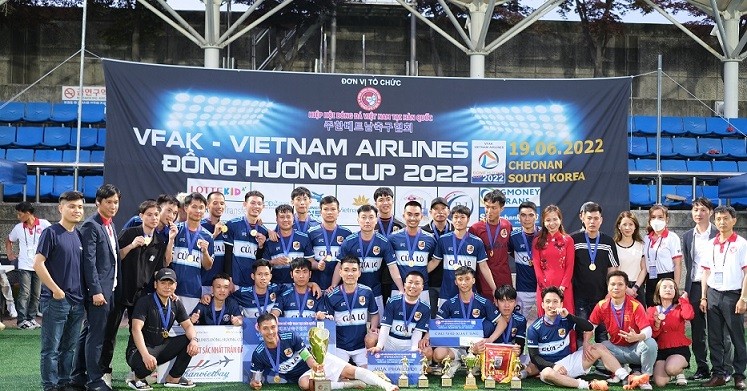 Giải bóng đá kết nối tình đồng hương của người Việt tại Hàn Quốc