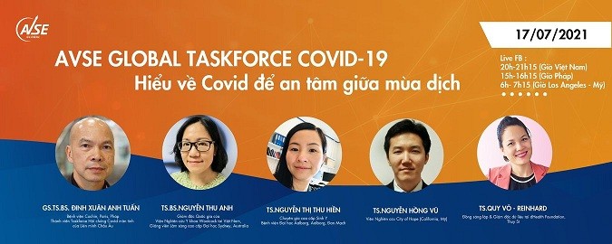 Chuyên gia Việt Nam toàn cầu chia sẻ kiến thức y tế để sống chung với Covid-19