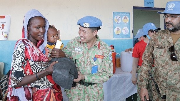 Những hoạt động nhân đạo ý nghĩa của Đội Công binh Việt Nam tại Abyei