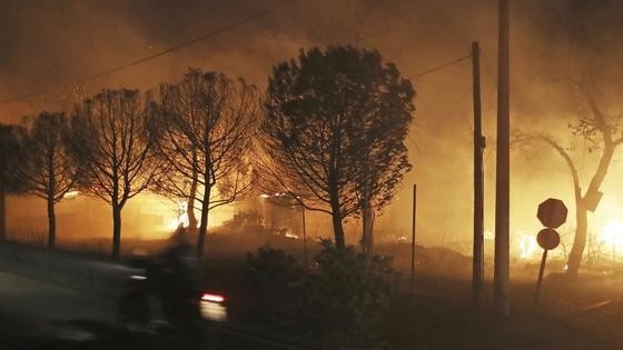 Cháy rừng ở Hy Lạp khiến hàng trăm người phải sơ tán