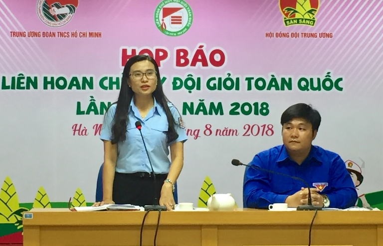 200 thiếu nhi tham gia Liên hoan Chỉ huy Đội giỏi toàn quốc 2018