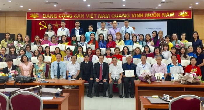 khoa tap huan de lai nhieu an tuong va moi me voi giao vien kieu bao