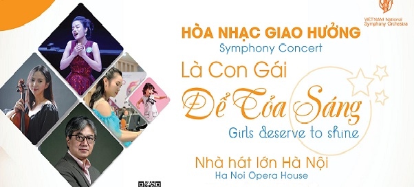 Hòa nhạc giao hưởng online ‘Là con gái để tỏa sáng’