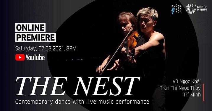 Viện Goethe Hà Nội công chiếu trực tuyến múa đương đại và trình diễn âm nhạc