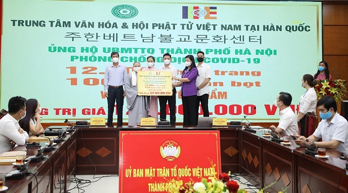 Phật tử Việt Nam tại Hàn Quốc đồng hành cùng quê hương chống dịch Phật tử Việt Nam tại Hàn Quốc đồng hành cùng quê hương chống dịch
