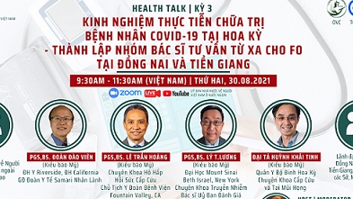 Tọa đàm trực tuyến chia sẻ kinh nghiệm chống dịch với các tỉnh phía Nam