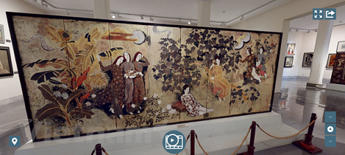 Chiêm ngưỡng tranh bằng công nghệ tham quan trực tuyến 3D Tour