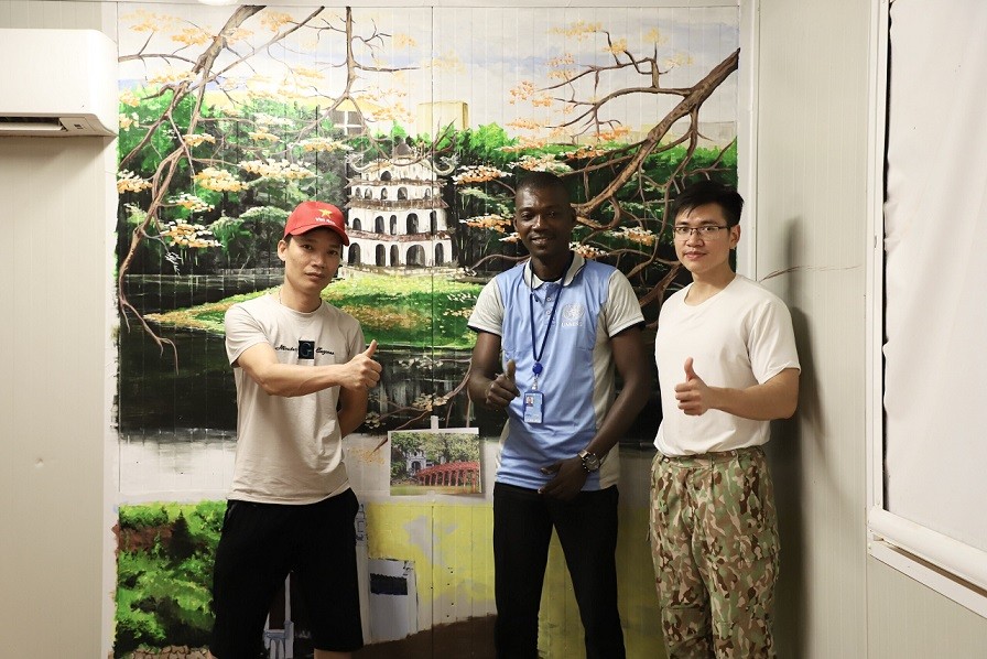 Không gian đậm dấu ấn Việt tại Bệnh viện dã chiến Việt Nam tại Nam Sudan Không gian đậm dấu ấn Việt ở Bệnh viện dã chiến Việt Nam tại Nam Sudan